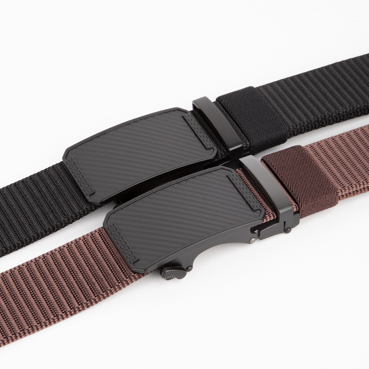 Men's Belt  Automatic buckle tank belt canvas  fabric belt 3.4cm